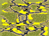 Angel Falls (2-6) - Red Alert 2 Map Preview Image